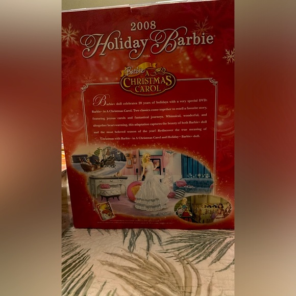 2008 CHRISTMAS CAROL BARBIE - Picture 4 of 4